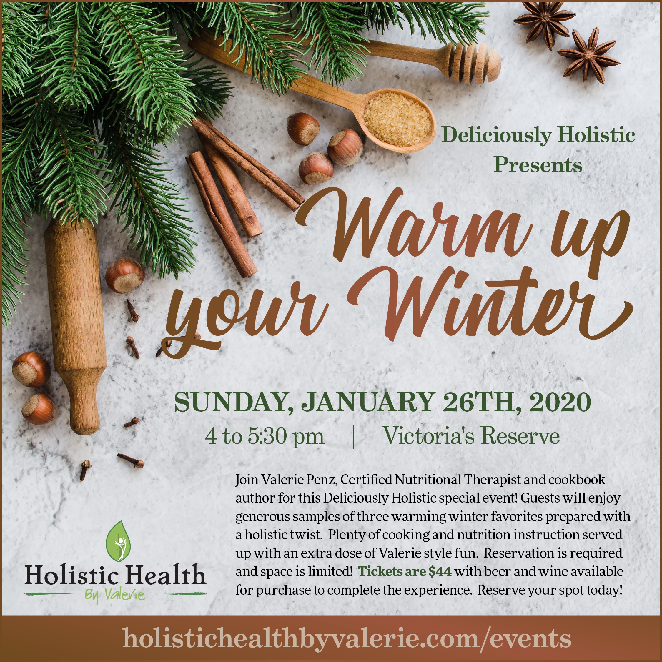 Warm Up Your Winter Holistic Health by Valerie